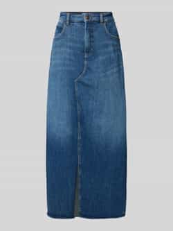 CAMBIO Jeansrok met loopsplit model 'HARLOW'