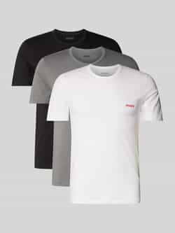 HUGO underwear T-shirt RN TRIPL met een ronde hals (set 3-delig)