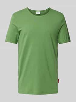 JOOP! JEANS T-shirt met geribde ronde hals model 'Cesare'