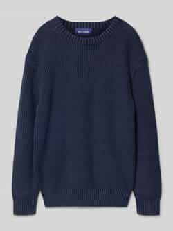 Only & Sons Regular fit gebreide pullover van puur katoen model 'ROSU'