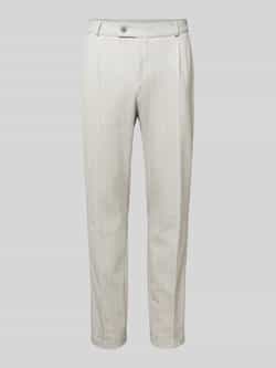Zuitable Regular fit pantalon met bandplooien model 'DICLIFF Turn Up'