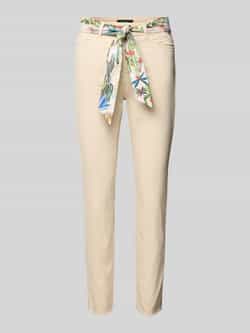 Marc Cain Jeans met stoffen riem