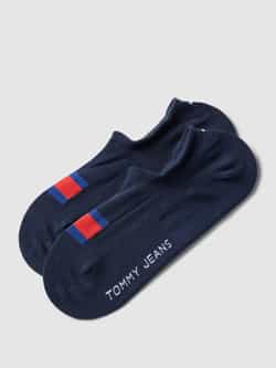 Tommy Hilfiger Kousenvoetjes met logoprint in een set van 2 paar