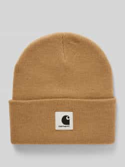 Carhartt Work In Progress Beanie met labelpatch model 'ASHLEY'
