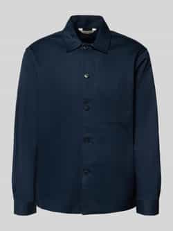 Selected Homme Regular fit overhemdjack van puur katoen model 'TATE'