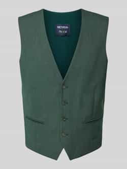 MCNEAL Slim fit gilet met paspelzakken