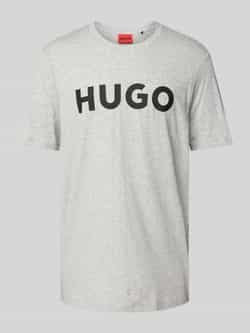 HUGO T-shirt met labelopschrift model 'DULIVIO'