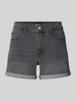 Pieces Regular fit korte jeans van katoenmix model 'PEGGY'