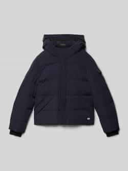 CARS JEANS Regular fit gewatteerd jack met logo-applicatie model 'Camden'