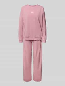 HUGO Relaxed fit pyjama van katoenmix in een set model 'NITE_LONG'