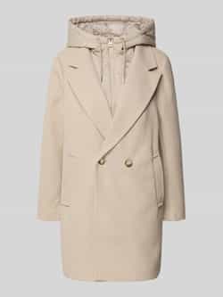 Vero Moda Regular fit lange jas met afneembare binnenkraag model 'GRACE'