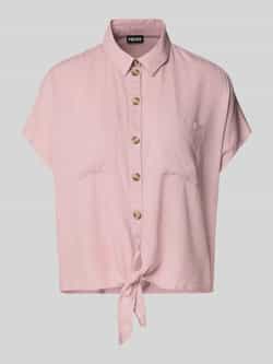Pieces Boxy fit overhemdblouse met knoopdetail model 'PIA'