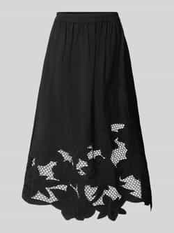 MOS MOSH Maxirok met broderie anglaise model 'Zorai Brodie'