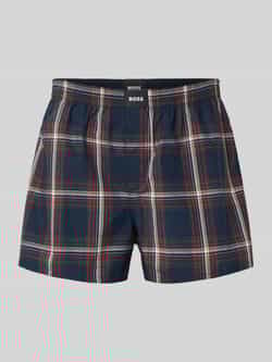 BOSS Boxershort 2P Boxer S. CW Peach met logopatch op de tailleband (set 2 stuks)