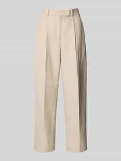 Tommy Hilfiger Tapered stoffen broek met linnen