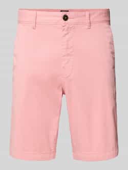 Boss Orange Korte slim fit chino met ceintuurlussen
