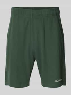 ANOTHER COTTON LAB Korte relaxed fit broek met structuurmotief