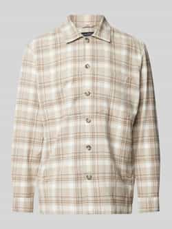 Marc O'Polo Regular fit overshirt van puur katoenen flanel