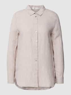 Christian Berg Woman Linnen blouse met platte kraag