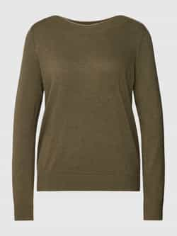 Esprit Gebreide pullover met boothals