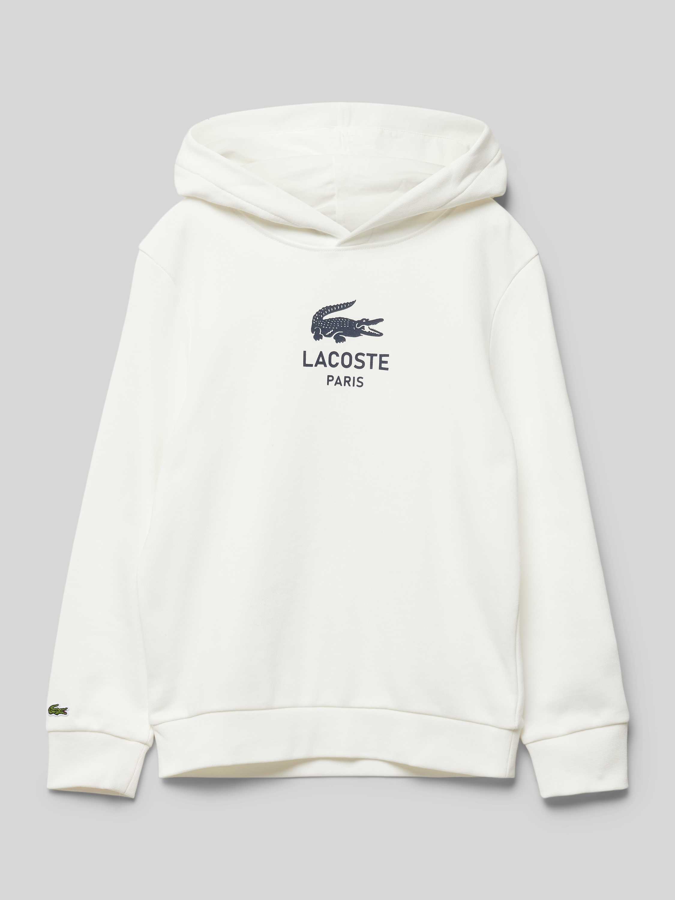 Lacoste Hoodie met labelprint