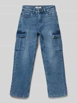 Garcia Loose fit jeans met cargozakken