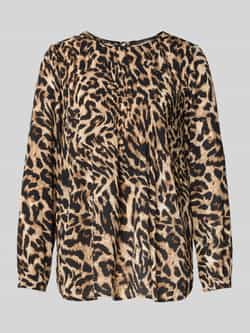 Betty Barclay Regular fit blouse met plissévouwen en knoopsluiting
