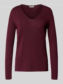 Tom Tailor Regular fit gebreid shirt van een mix van katoen en viscose