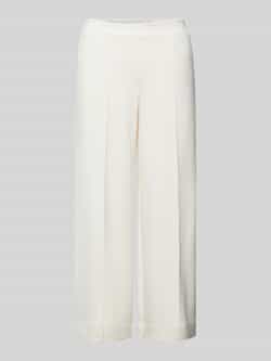 Jake*s Collection Wide leg stoffen broek met persplooien