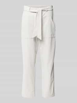 RAFFAELLO ROSSI Straight leg stoffen broek met verkort model 'IRA'