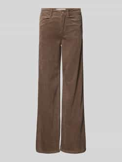 Gang Wide leg corduroy broek in 5-pocketmodel model 'AMELIE'