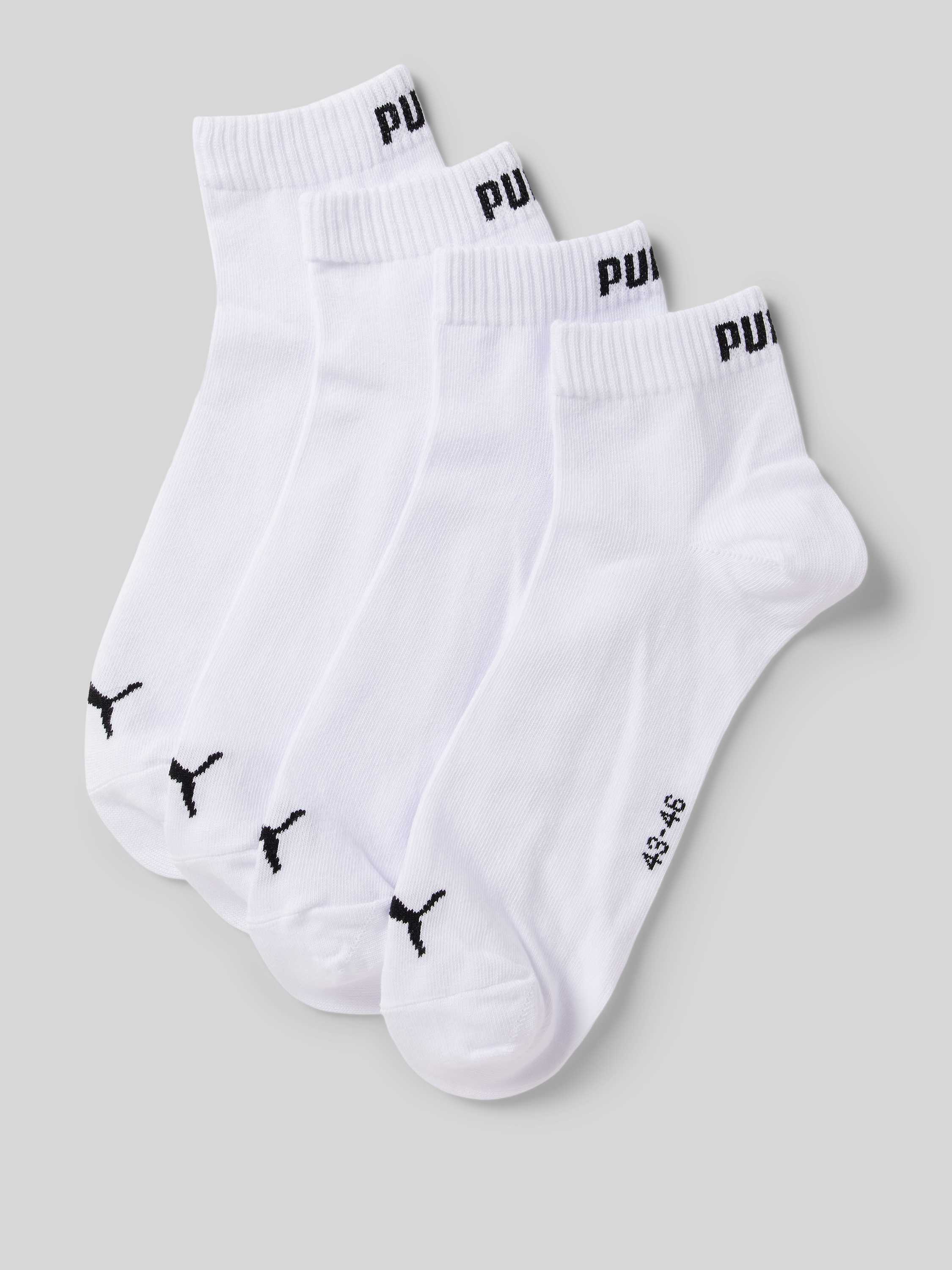 Puma Sokken met labelopschrift in een set van 4 paar
