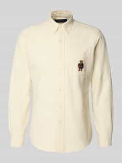 Polo Ralph Lauren Custom slim fit vrijetijdsoverhemd met motiefstitching
