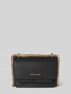 MICHAEL Kors Schoudertas van leer met labelapplicatie model 'CLAIRE'