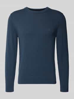 Marc O'Polo Regular fit gebreide pullover van een mix van katoen en scheerwol