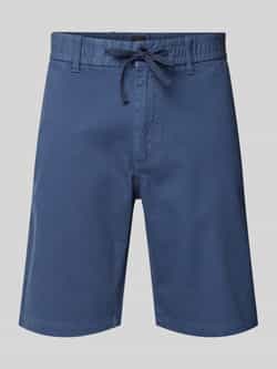 Boss Orange Tapered fit bermuda met elastische band model 'Chino'