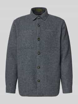 Barbour Regular fit overhemdjack met wol model 'MARLOW'