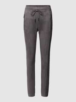 Opus Stoffen broek met ritszakken model 'Elvina'