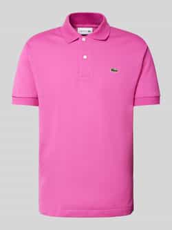 Lacoste Regular fit poloshirt met labelpatch model 'CORE PIQUE'