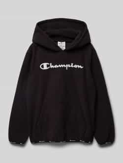 Champion Hoodie met labelstitching