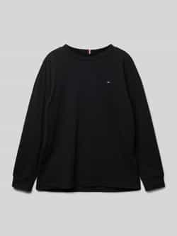 Tommy Hilfiger Shirt met lange mouwen ESSENTIAL TEE LS met geborduurd logo