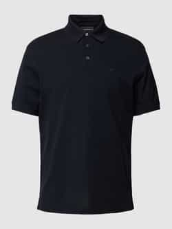 Emporio Armani Regular fit poloshirt met labelstitching