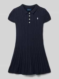 Polo Ralph Lauren Kids Slim fit jurk in gebreide look