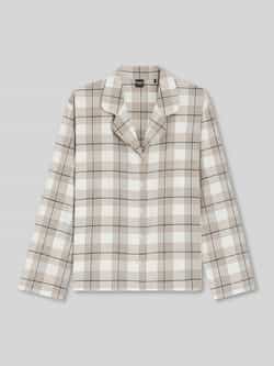 Boss Regular fit pyjamabovendeel van katoenmix model 'HOLIDAY'