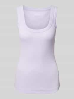 Marc Cain Tanktop met geribde boothals