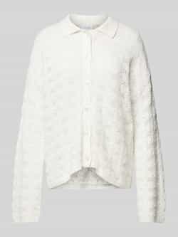 Vila Gebreid jack met knoopsluiting model 'SCHAMILLA'