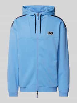 EA7 Emporio Armani Sweatjack met labeldetail model 'NATURAL VENTUS'