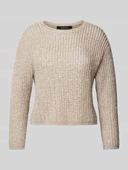 Marc Cain Gebreide pullover met wol en pailletten