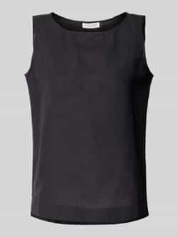 Christian Berg Woman Blousetop van linnen in effen design