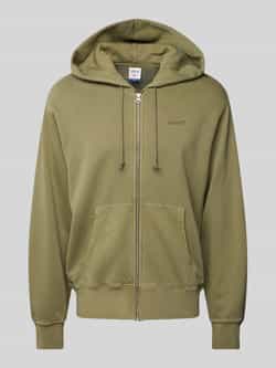 Levi's Capuchonsweatvest met logoborduursel